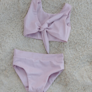 A girl's Arla bikini set in lilac.